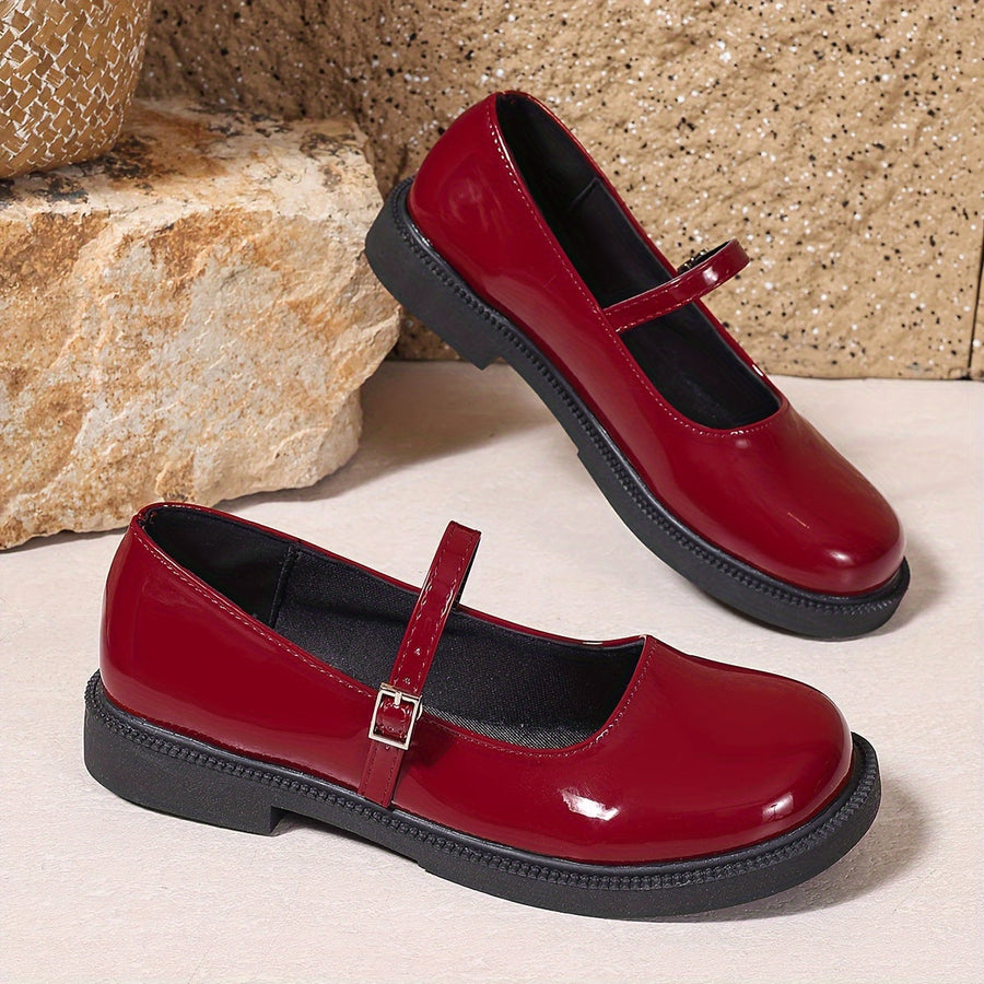 Damen Mary Jane Schuhe im Preppy-Stil – Bequeme Ballerinas für Alltag & Freizeit