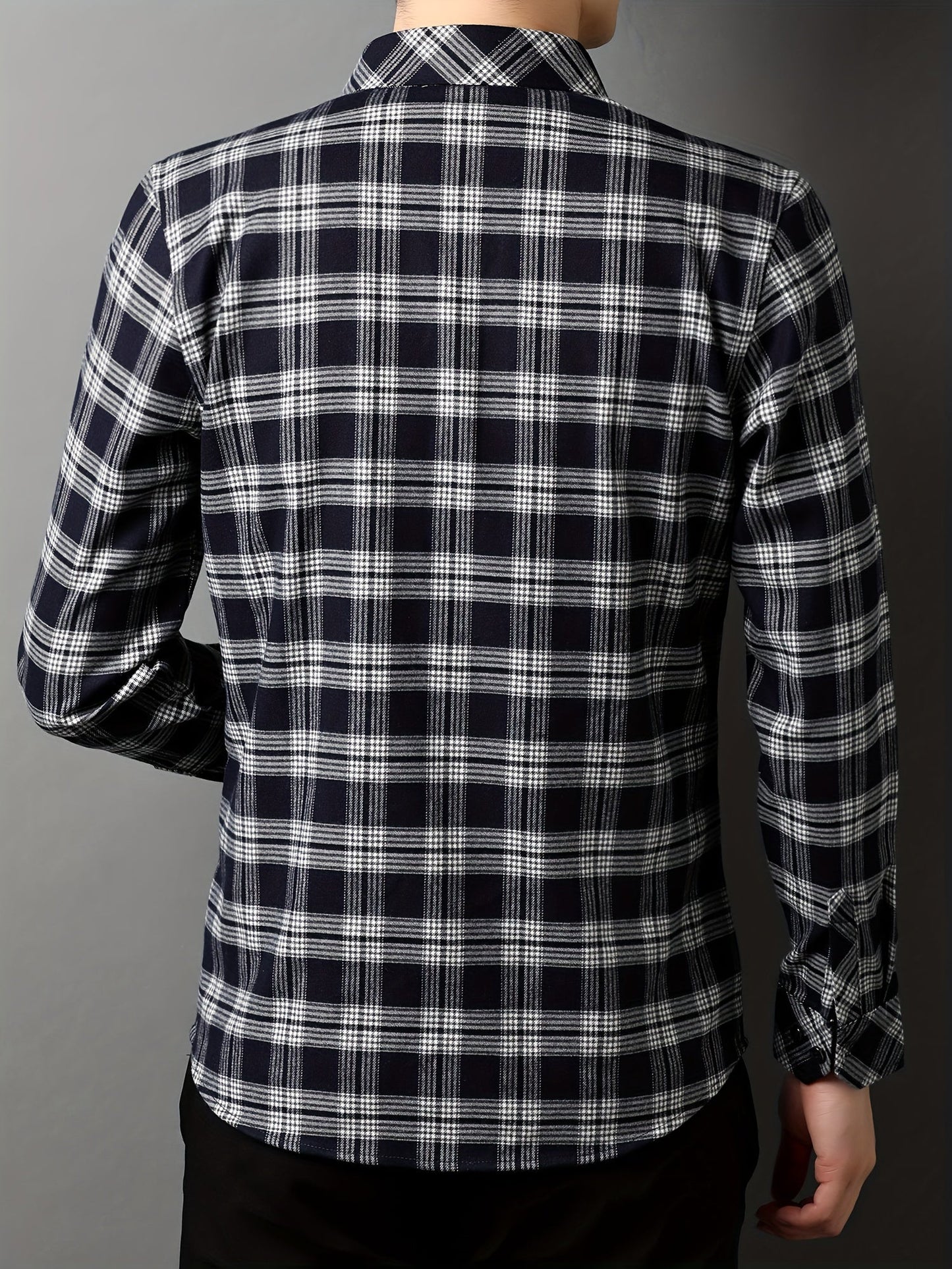Herren Karohemd Modern Fit – Elegantes Business und Freizeit Hemd