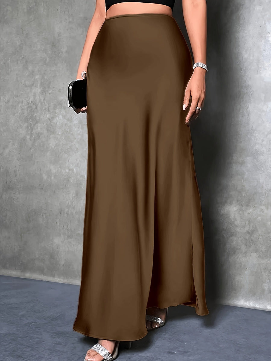 Damen Eleganter Maxirock für festliche Anlässe und Abendmode