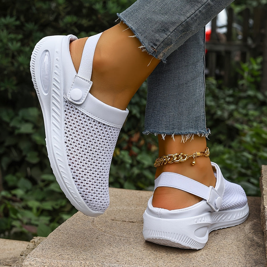 Damen Slip-On Mesh Clogs mit Komfort und sportlichem Design