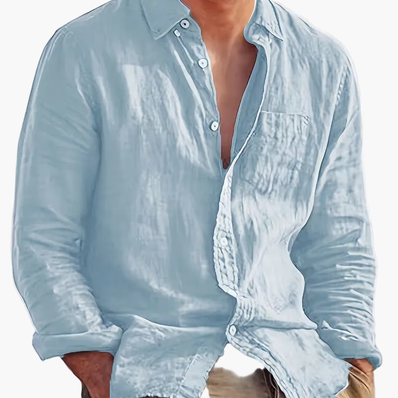 Herren Freizeithemd mit Knopfleiste – Lässiger Stil für Alltag und Freizeit