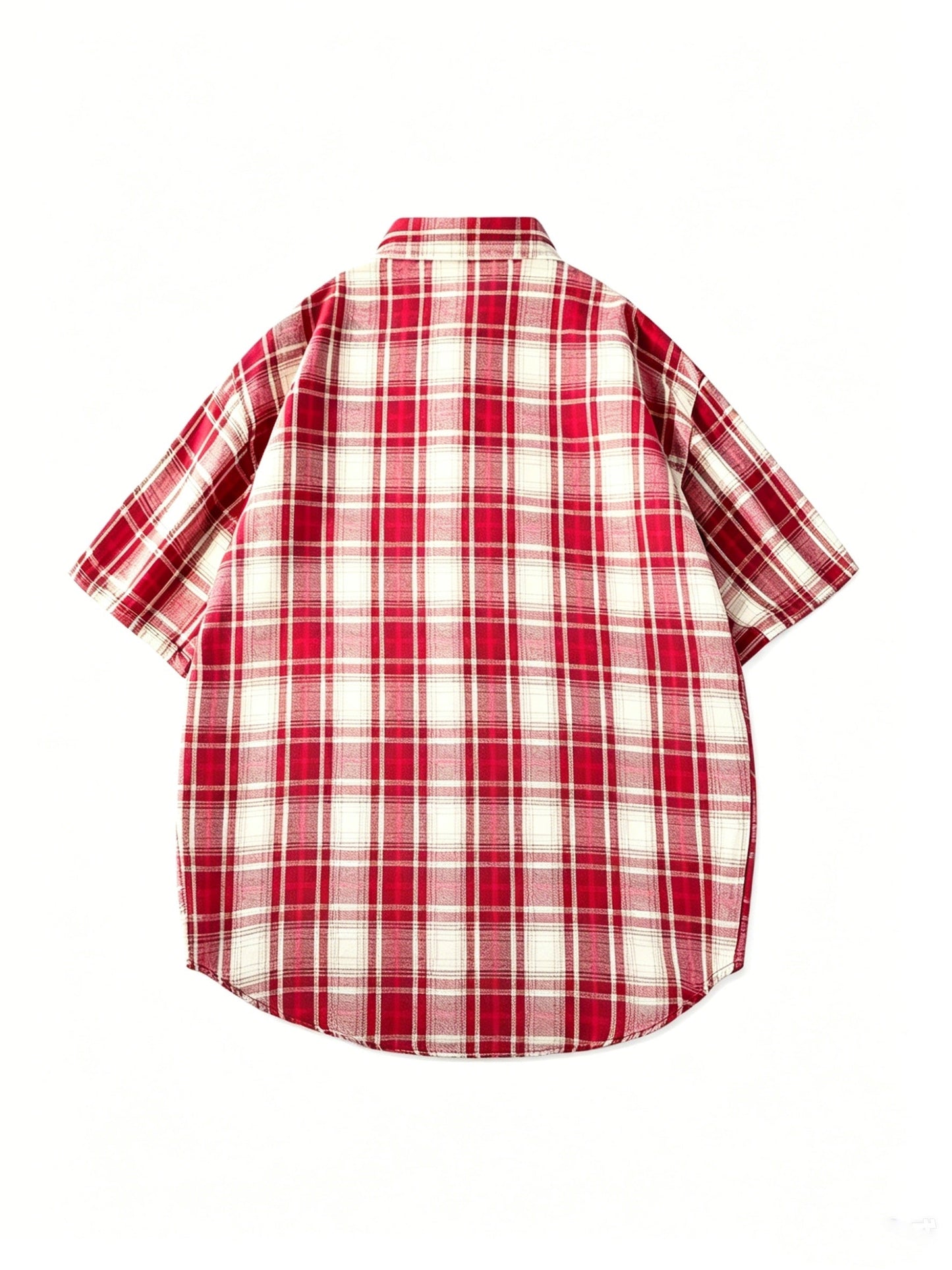 Herren Kurzarm Freizeithemd im Karo-Design – Lässiger Button-Down Stil für Alltag und Freizeit