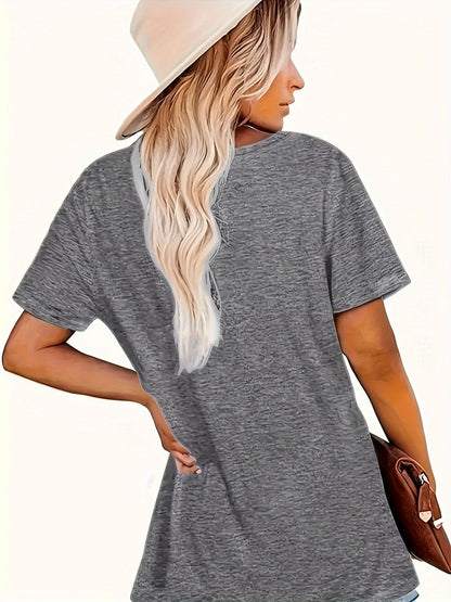 Damen T-Shirt mit Esel-Print und Schriftzug BAD – Lustiges Graphic Shirt im Casual Style