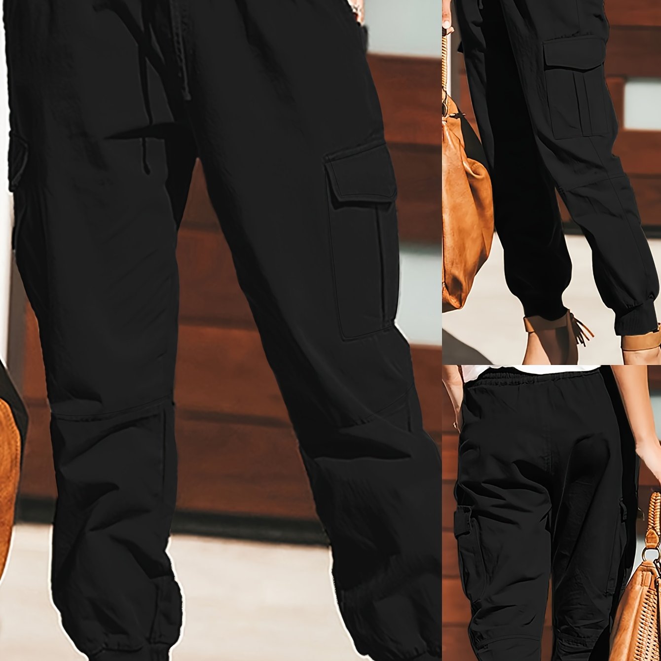 Damen Utility Cargo Jogginghose mit Taschen – Lässiger Alltagsstil
