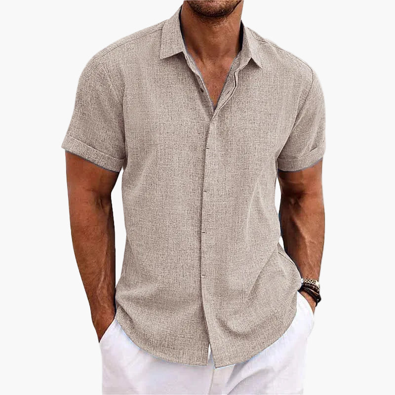 Herren Freizeithemd mit Reverskragen – Kurzarm, Sommer, Modern, Ideal für Alltag & Reisen