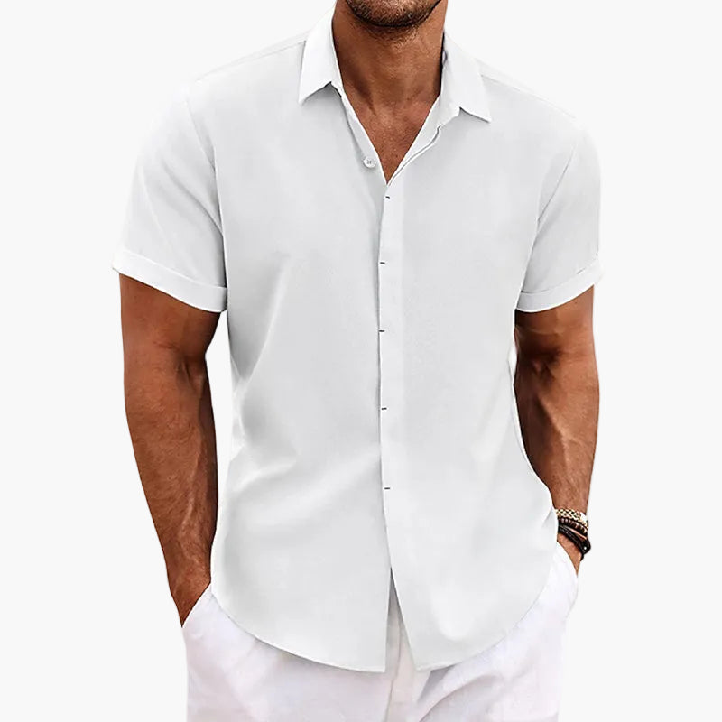 Herren Freizeithemd mit Reverskragen – Kurzarm, Sommer, Modern, Ideal für Alltag & Reisen