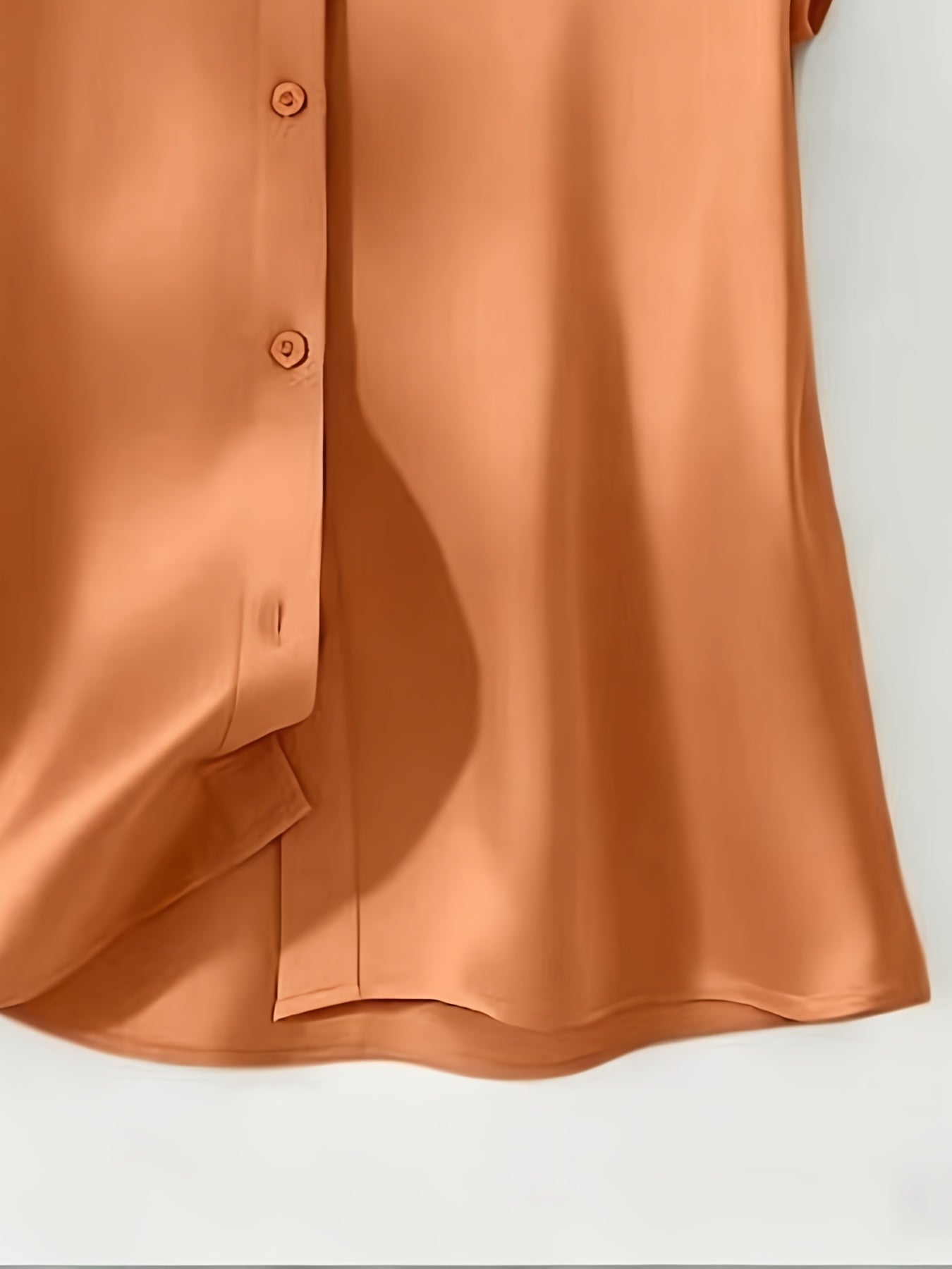 Damen Bluse mit Knopfleiste und Kragen – Elegante Kurzarmbluse für Büro und Alltag