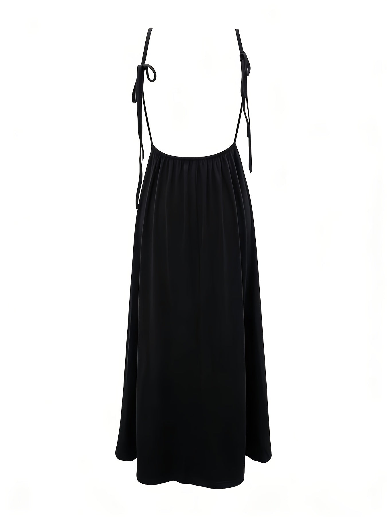 Damen Maxikleid mit Rückenausschnitt und Schlitz – Elegantes Abend- & Partykleid