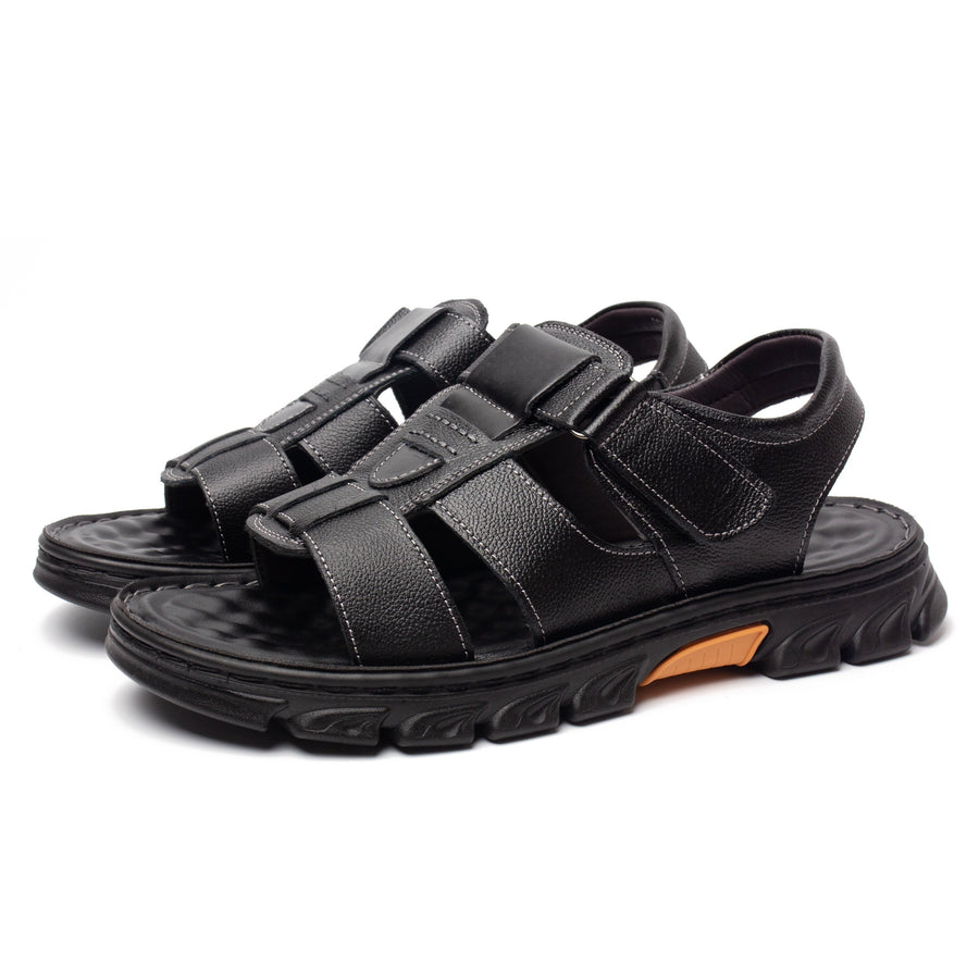 Herren Outdoor Komfortsandalen – Freizeit und Urlaub, Bequeme Gehsandalen mit Klettverschluss