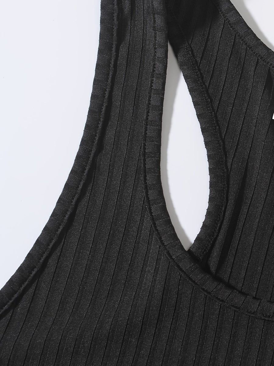 Herren Sport-Tanktop Set – Bequeme Ribbed Fitness Tops für Training & Freizeit
