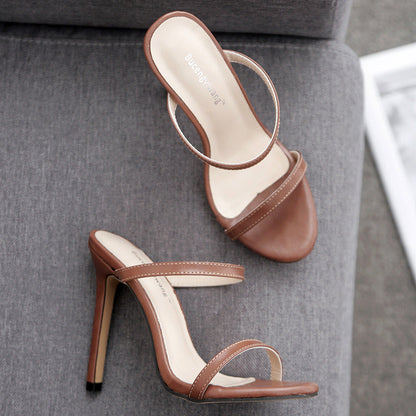 Kelly – Stiletto Damen Sandaletten mit hohem Absatz