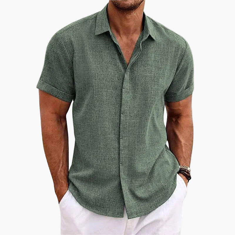 Herren Freizeithemd mit Reverskragen – Kurzarm, Sommer, Modern, Ideal für Alltag & Reisen