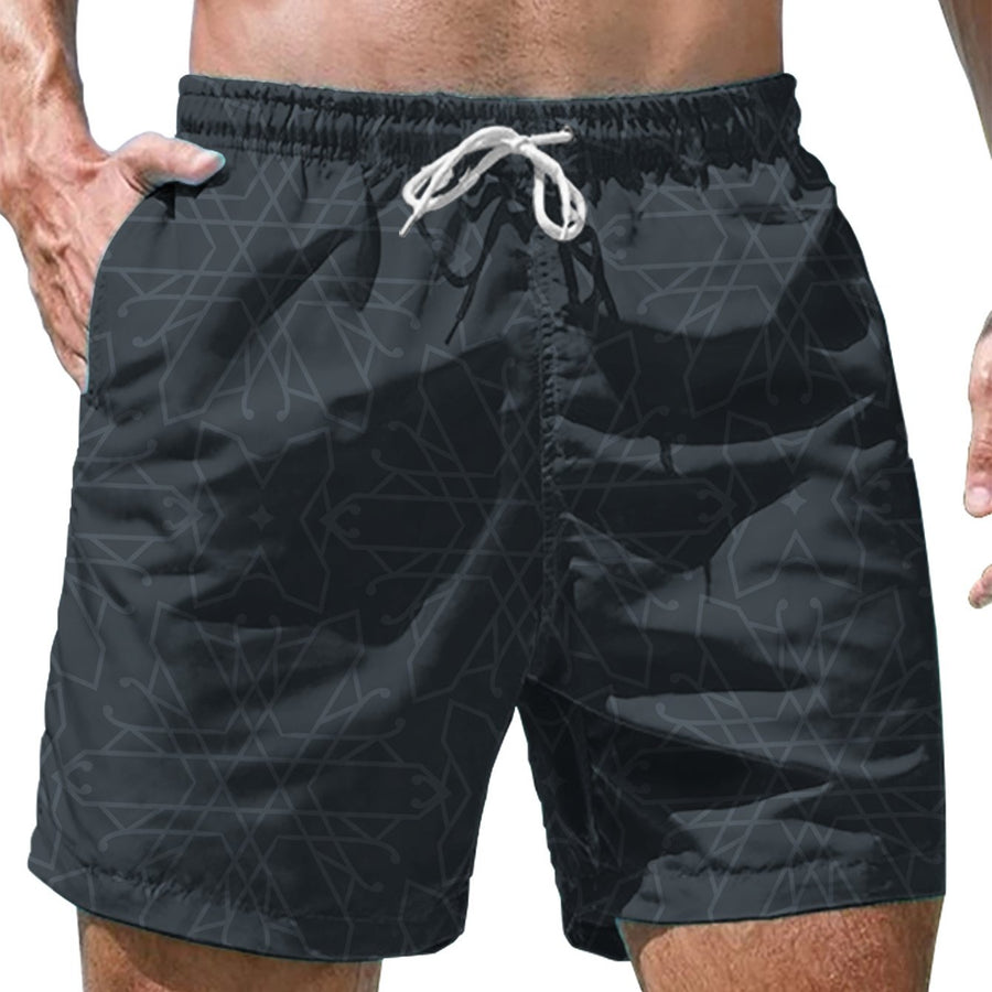 Herren Badeshorts – Sportliche Badehose mit Kordelzug, ideal für Strand und Freizeit