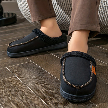 Unisex Winter Hausschuhe Slipper gefüttert mit weichem Plüschrand – verschiedene Farben