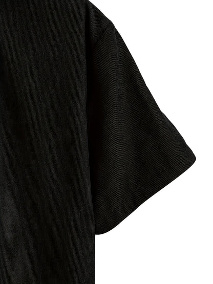 Herren Modernes Kurzarm-Hemd mit Zweifarb-Design und Stilvoller Knopfleiste