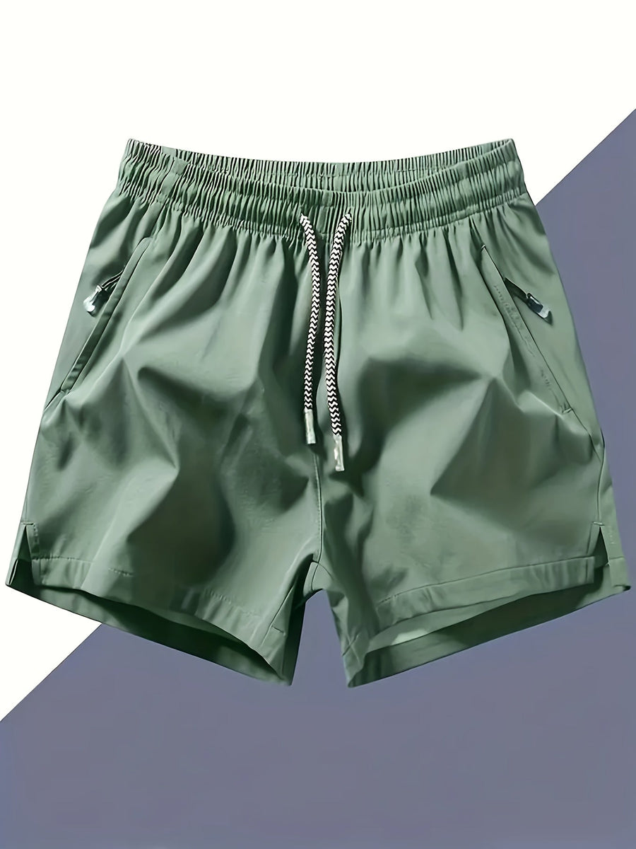 Herren Sportliche Laufshorts mit elastischem Bund und Kordelzug – Ideal für Training und Freizeit