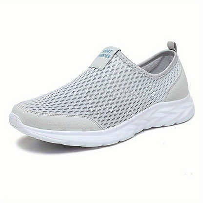 Herren Mesh-Slip-On Sportschuhe für Freizeit und Training – Atmungsaktive Sneaker