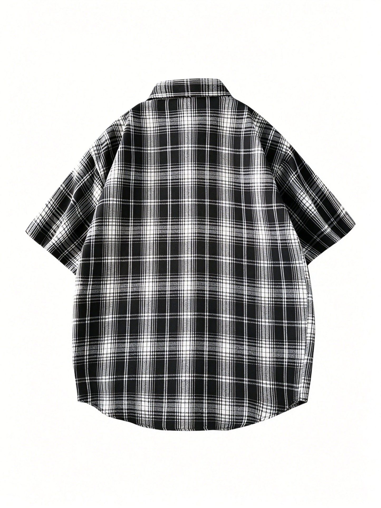 Herren Kurzarm Freizeithemd im Karo-Design – Lässiger Button-Down Stil für Alltag und Freizeit