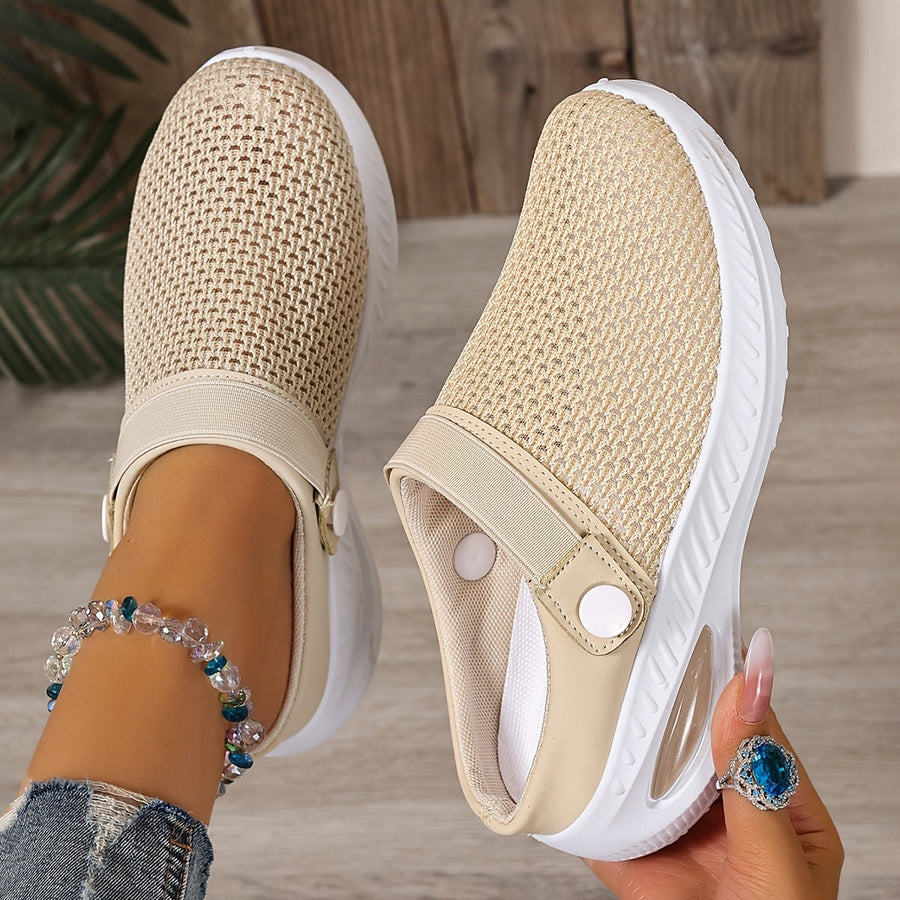 Damen Slip-On Mesh Clogs mit Komfort und sportlichem Design