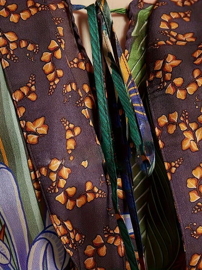 Damen Kaftan Kimono Maxi-Länge – Extravaganter Boho-Look für Urlaub & Abend