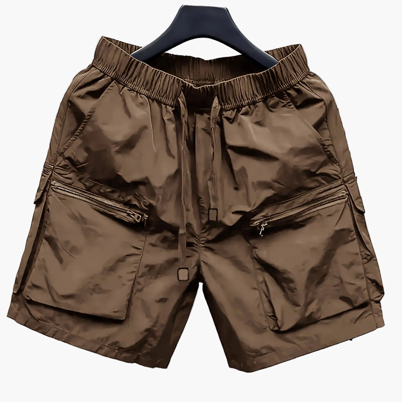Herren Cargo Shorts mit großen Taschen und Reißverschlüssen – Urban Freizeitstil