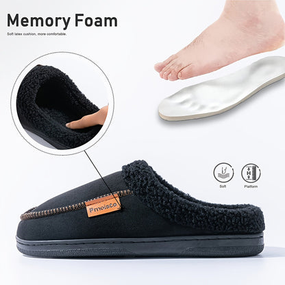 Unisex Winter Hausschuhe Slipper gefüttert mit weichem Plüschrand – verschiedene Farben