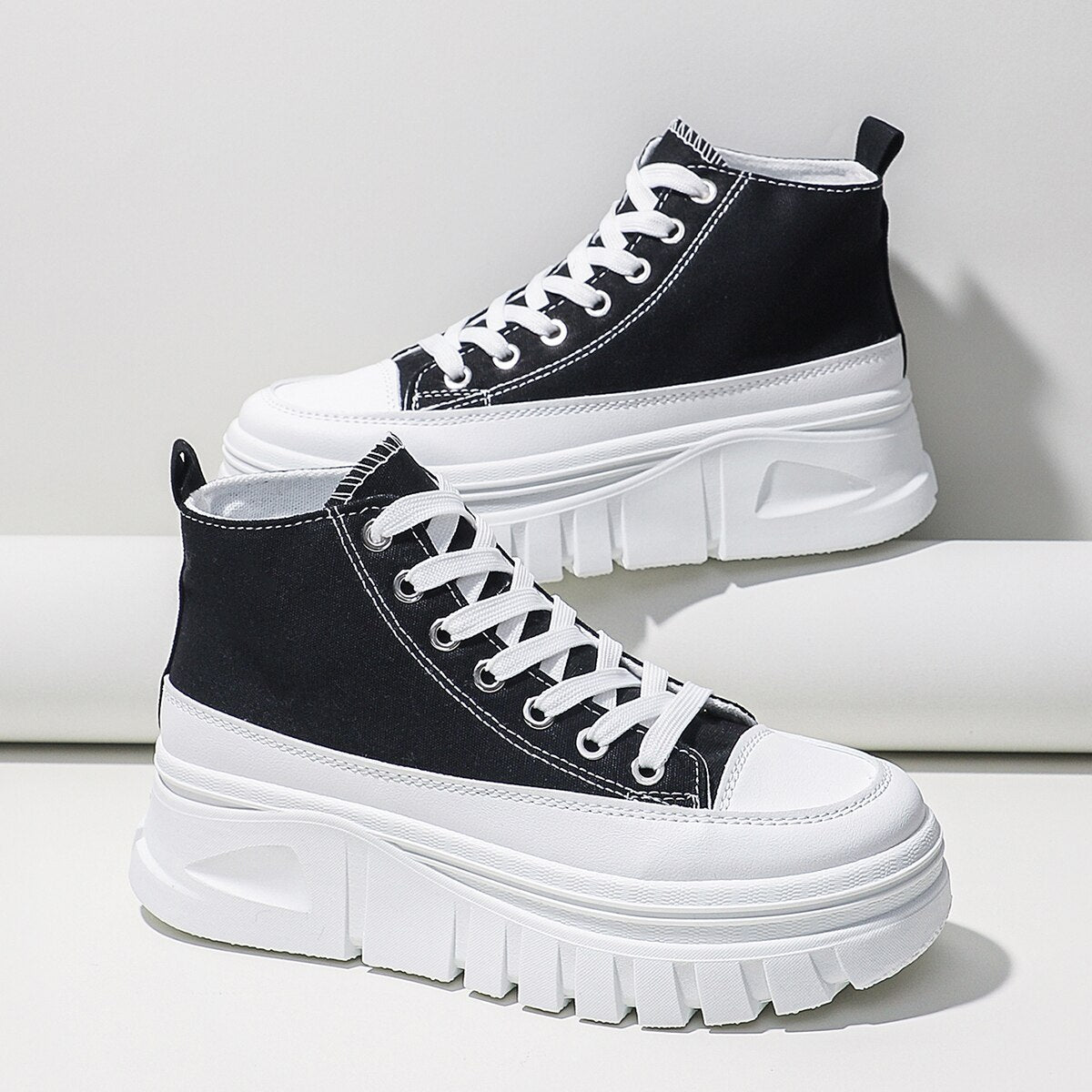 Kelly – Hochgeschnittene Damen-Sneaker mit Plateau