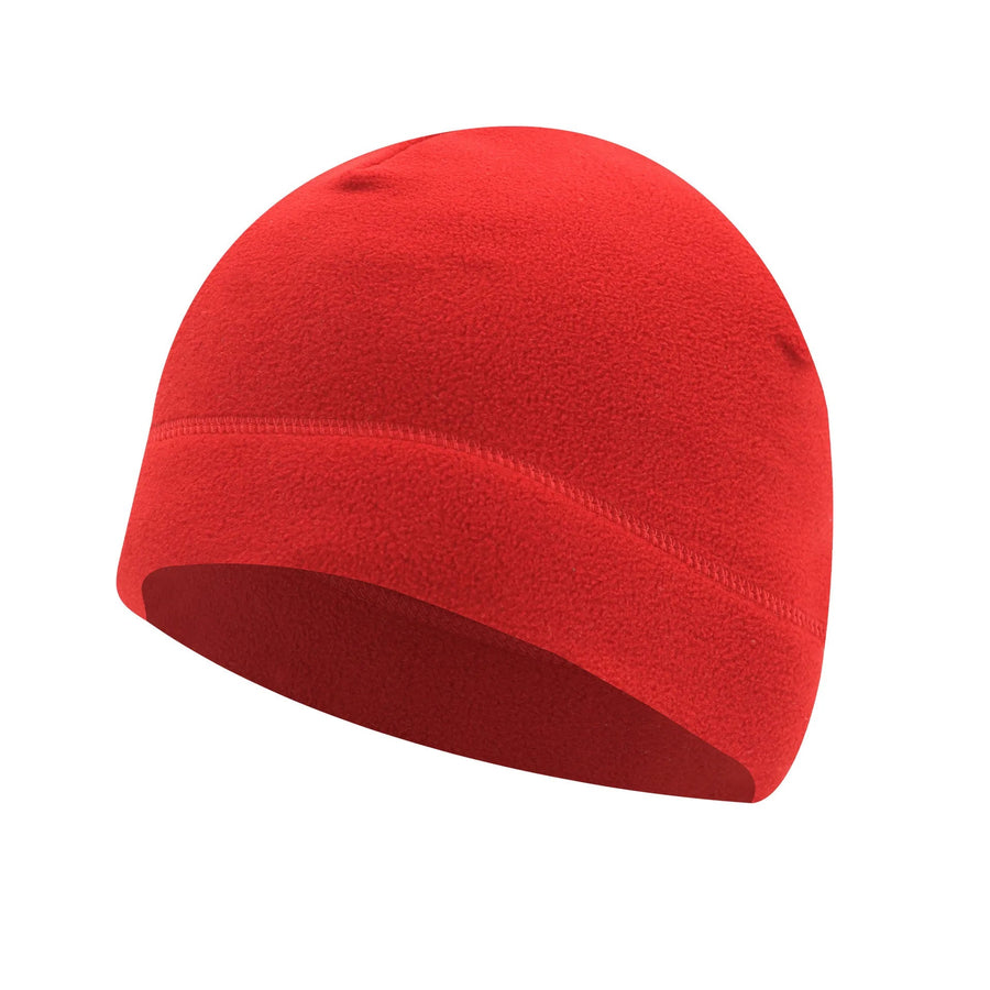 Fleece Beanie Mütze Unisex Warme Wintermütze Schwarz