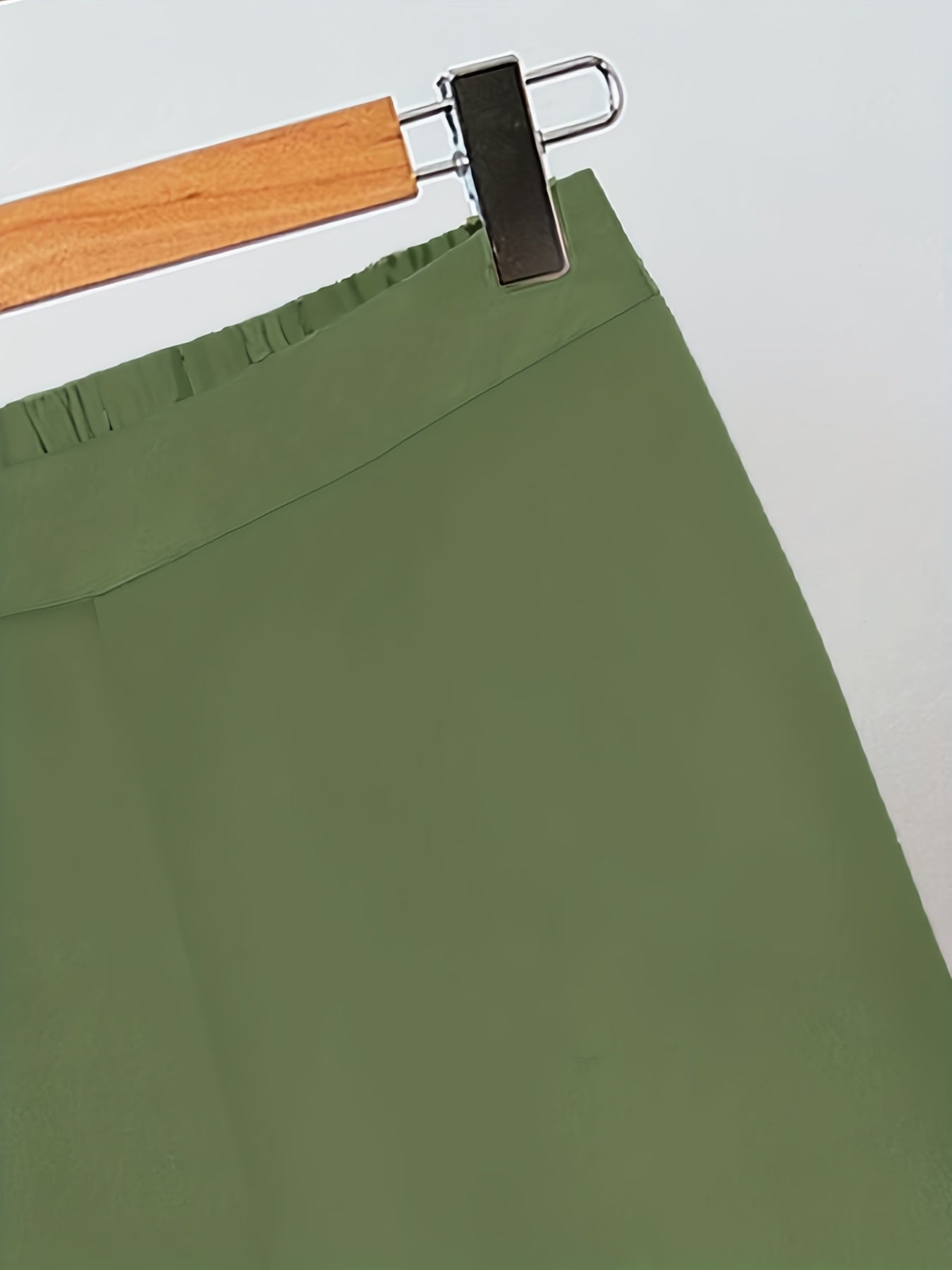 Damen Zweiteiler Set – Ärmelloses Top mit Muster & Weite Hose – Modischer Alltagslook