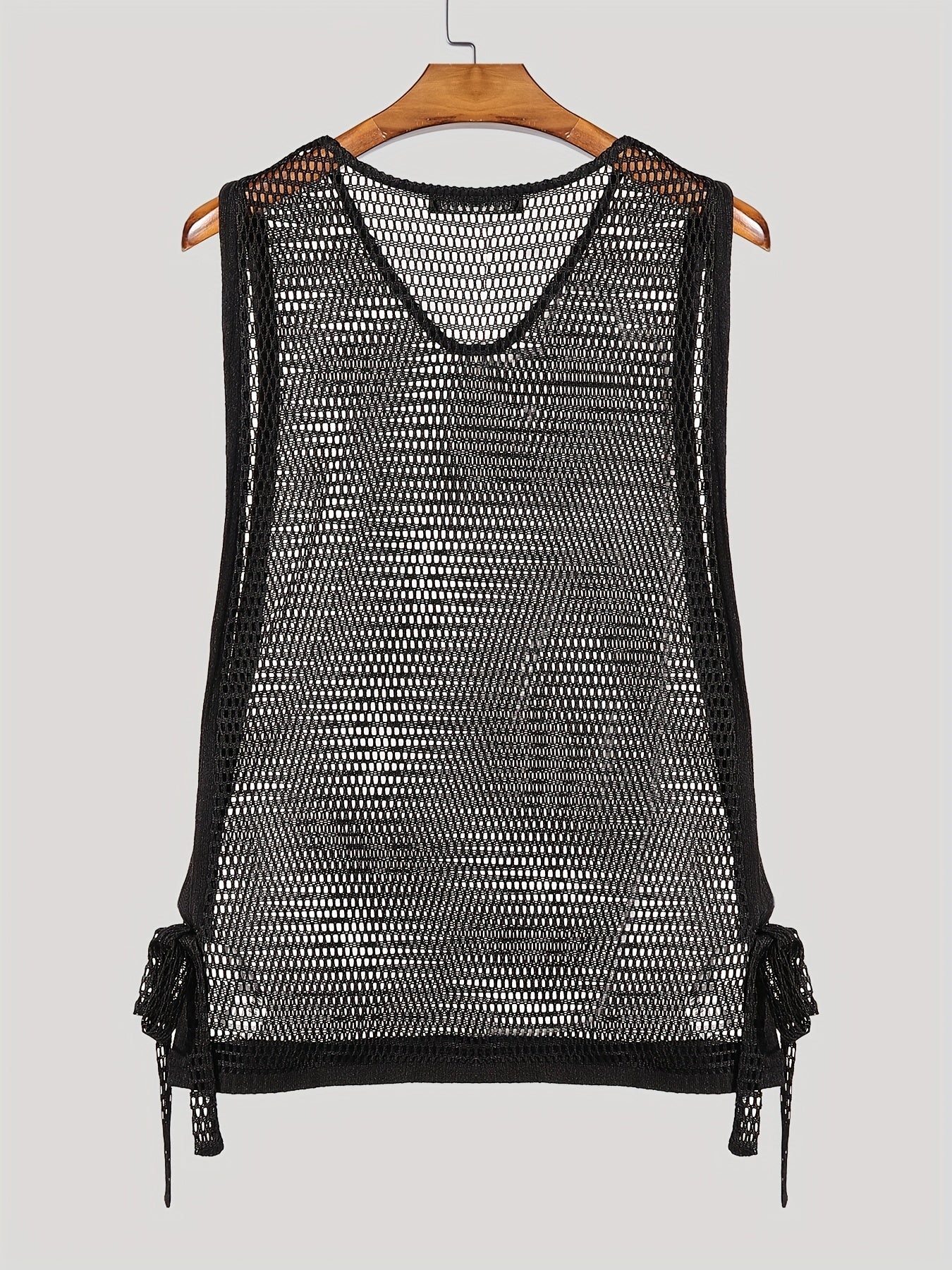 Herren Mesh Tank Top mit offenen Seiten – Moderner Streetstyle Look