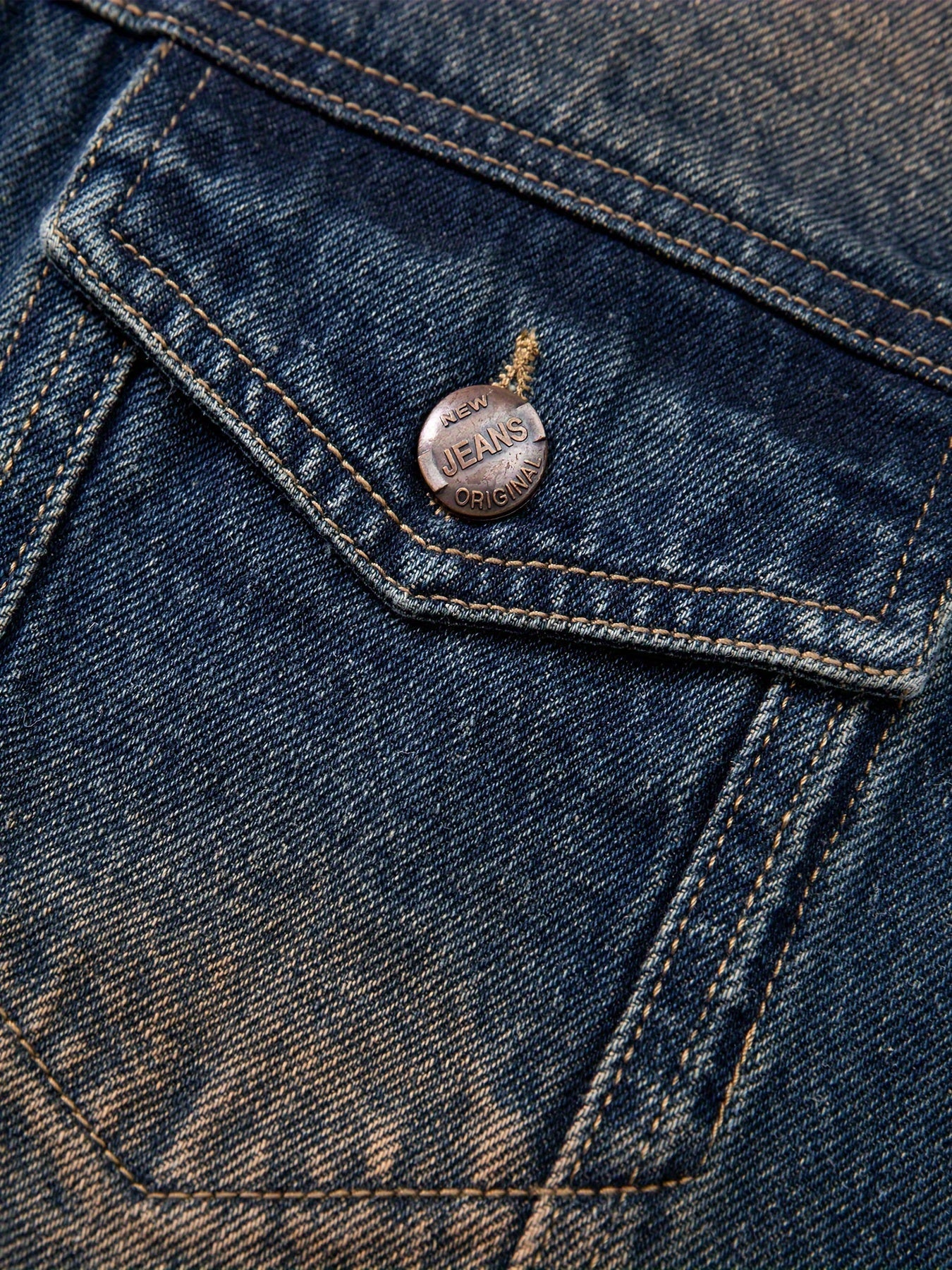 Jeansweste ärmellos in Used-Optik mit Fransen