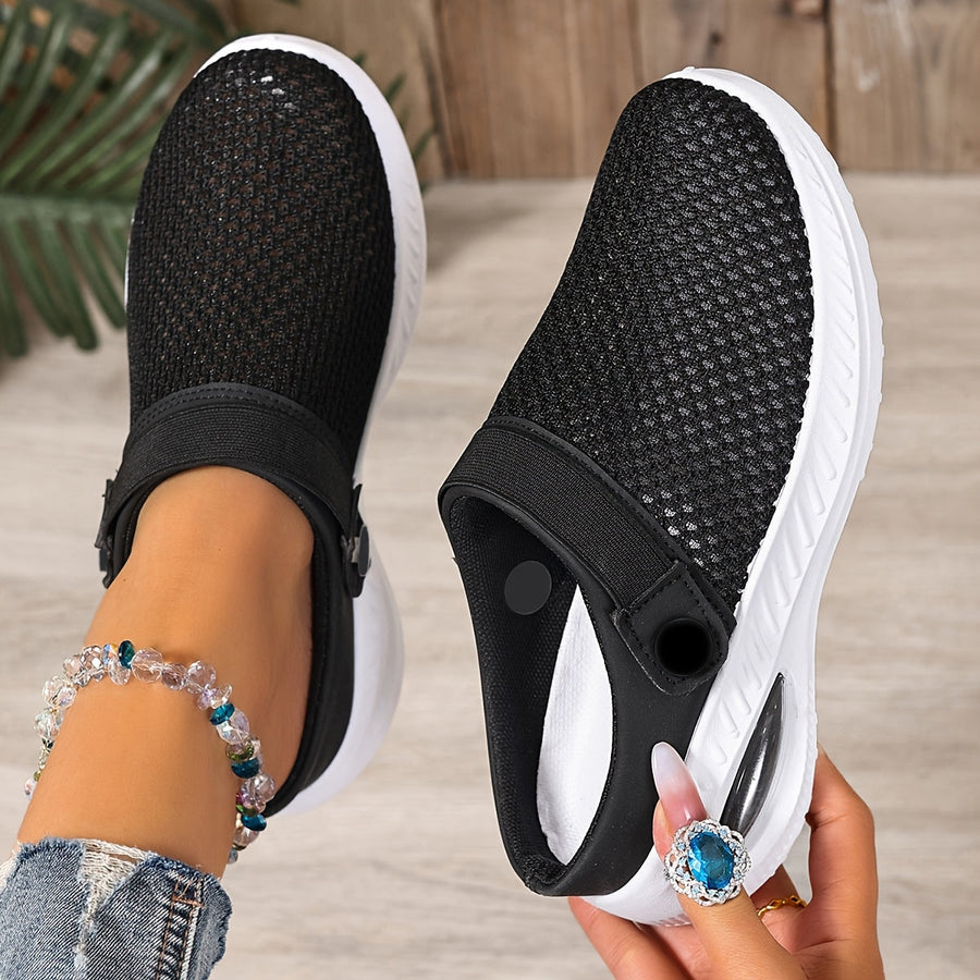 Damen Slip-On Mesh Clogs mit Komfort und sportlichem Design