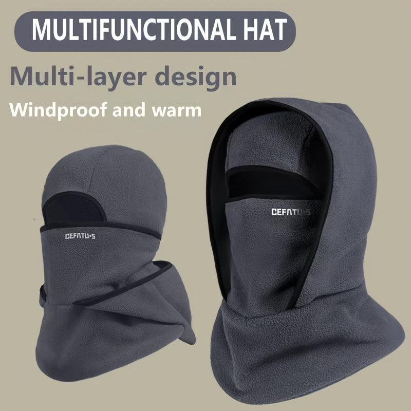 Winter Balaclava Unisex Sturmhaube Fleece Winddicht Warm Multifunktions-Kopfbedeckung