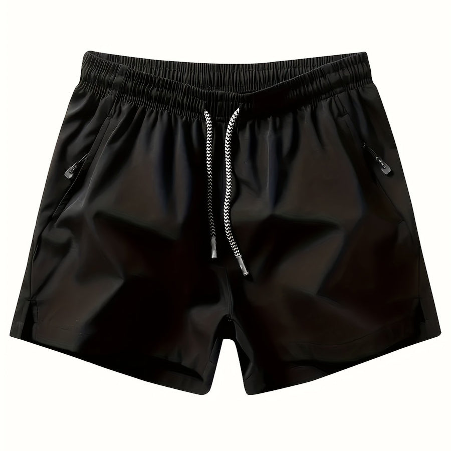 Herren Sportliche Laufshorts mit elastischem Bund und Kordelzug – Ideal für Training und Freizeit