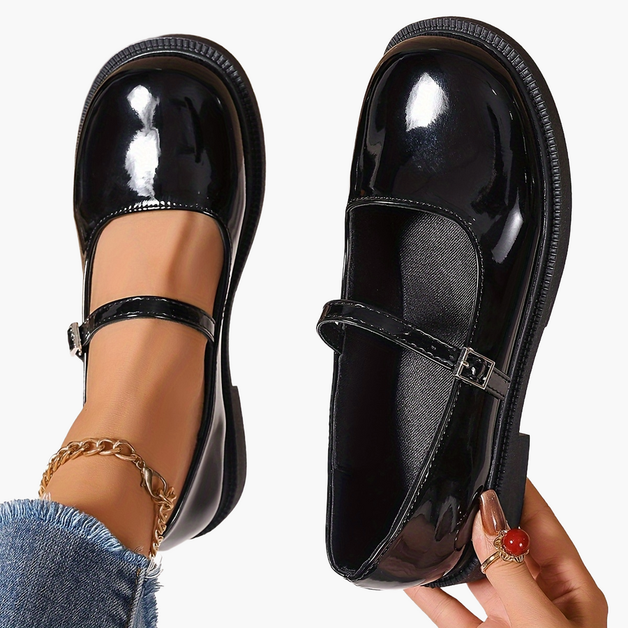Damen Mary Jane Schuhe im Preppy-Stil – Bequeme Ballerinas für Alltag & Freizeit