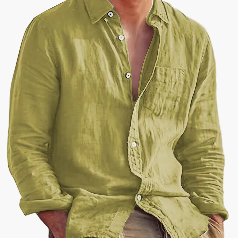 Herren Freizeithemd mit Knopfleiste – Lässiger Stil für Alltag und Freizeit