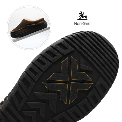 Herren Hausschuhe Slipper gefüttert warm bequem Mules