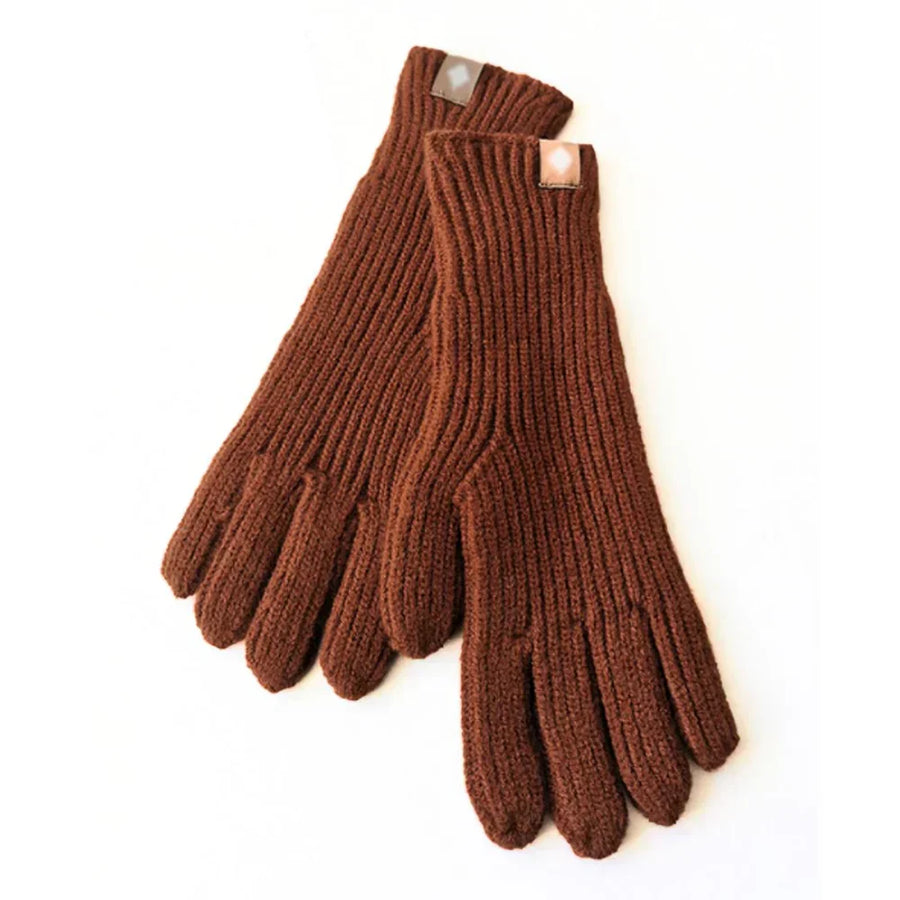 Unisex Winter Strickhandschuhe Gerippte Fäustlinge Warme Handschuhe mit Etikett