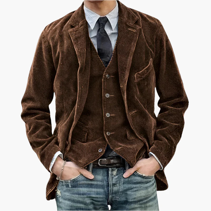 Herren Smart-Casual Blazer Set – Moderner Anzugstil für Alltag und Business