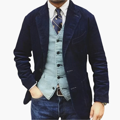 Herren Smart-Casual Blazer Set – Moderner Anzugstil für Alltag und Business