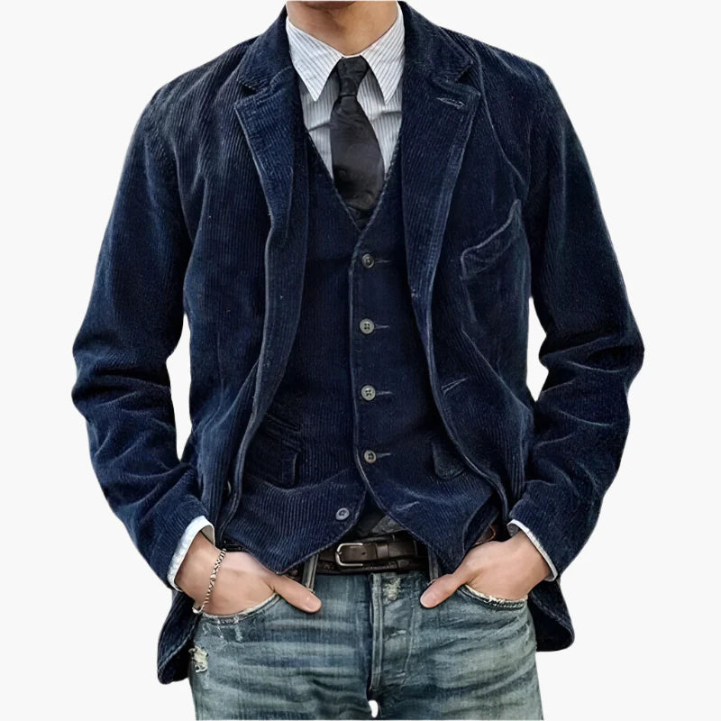 Herren Smart-Casual Blazer Set – Moderner Anzugstil für Alltag und Business