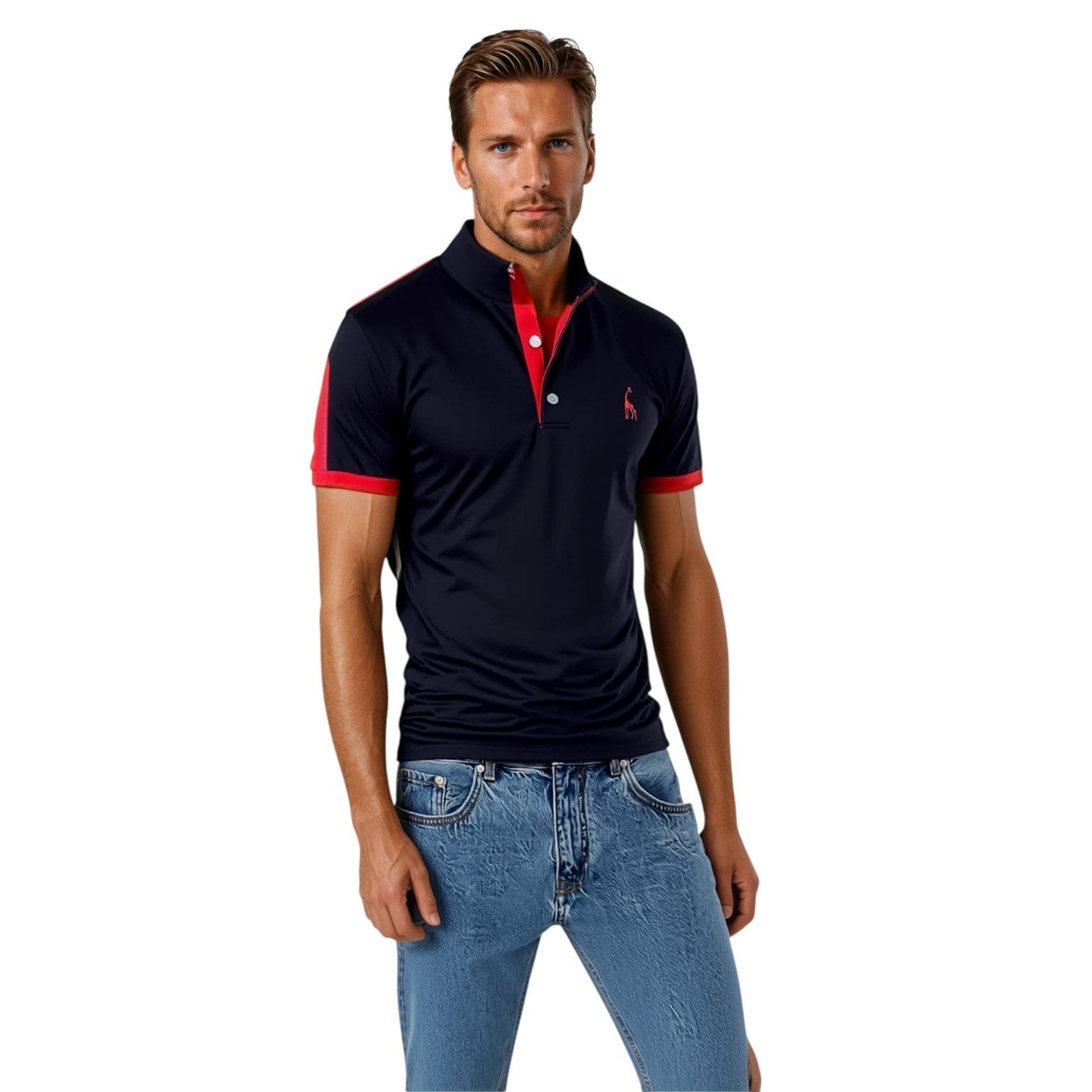 Herren Polo-Shirt Klassischer Stil – Perfekt für Freizeit, Büro & Sport