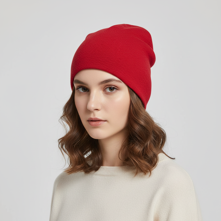 Unisex Mütze Beanie in Einheitsgröße weich für Herren & Damen