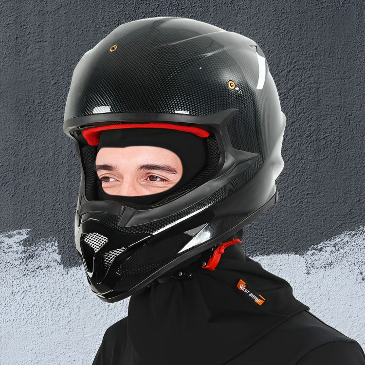 Schwarze Sturmhaube Balaclava mit Netzbereich Winter Outdoor