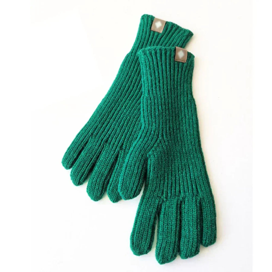 Unisex Winter Strickhandschuhe Gerippte Fäustlinge Warme Handschuhe mit Etikett