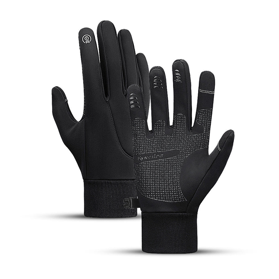 Unisex Touchscreen Handschuhe Winter Winddicht Anti-Rutsch Grau Schwarz