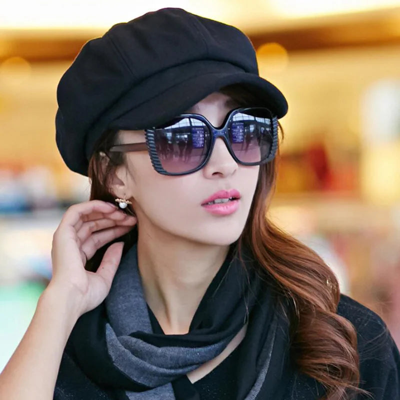 Bakkerspet voor dames, newsboy cap in verschillende kleuren