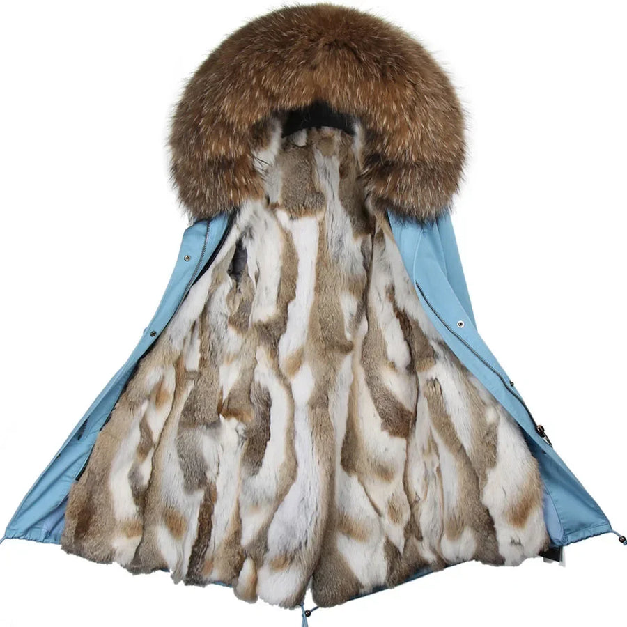 Winter Parka mit gefütterter Kapuze und weichem Futter