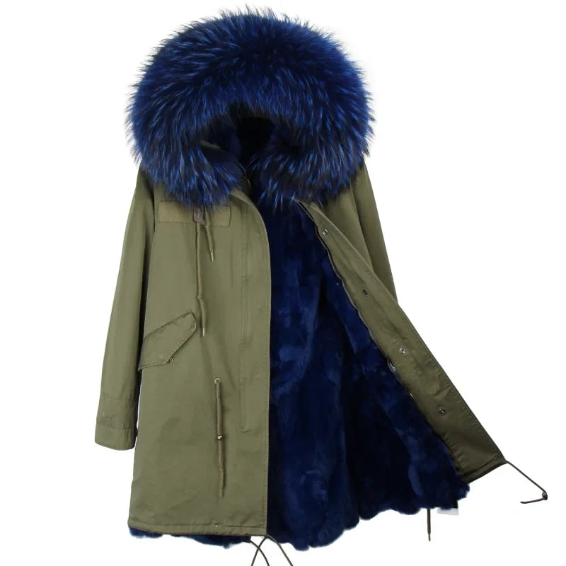 Winter Parka mit gefütterter Kapuze und weichem Futter