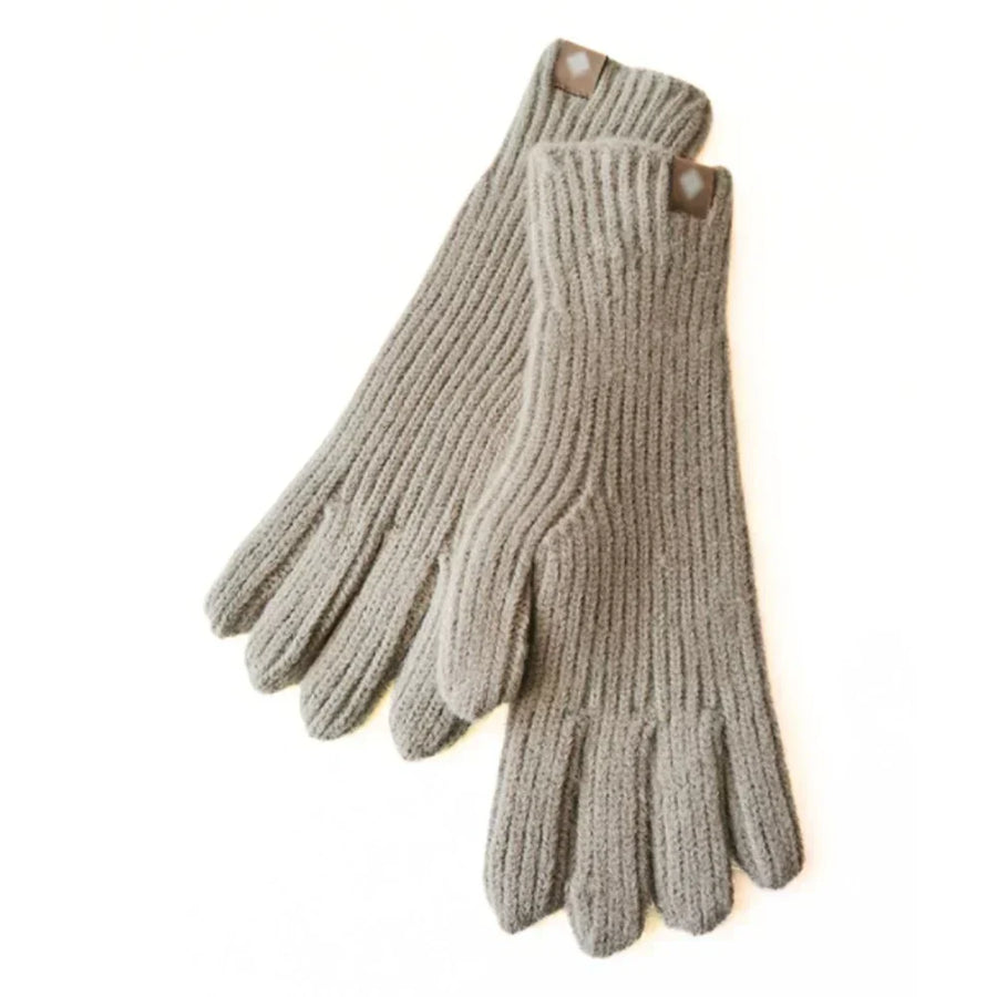 Unisex Winter Strickhandschuhe Gerippte Fäustlinge Warme Handschuhe mit Etikett